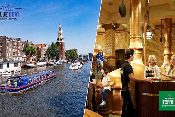Heineken Experience Amsterdam 75 Minute Blue Boat Canal Cruise