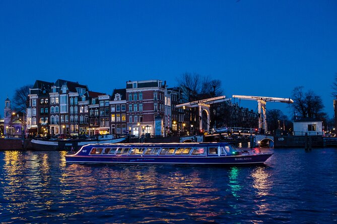 90-minute Amsterdam Evening Canal Cruise by Blue Boat Company - Experience Overview