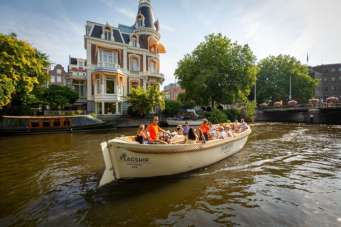 Amsterdam Canal Cruise With Live Guide and Onboard Bar - Logistics and Assistance Provided