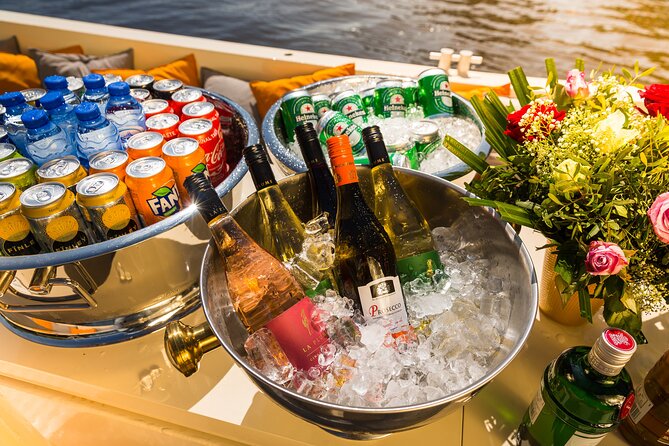 Amsterdam Private Boat Trip With Pizza and Unlimited Drinks - Booking Details