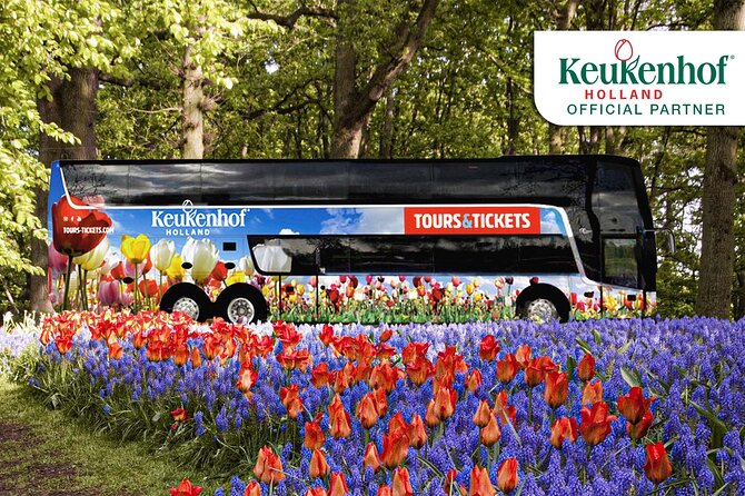 From Amsterdam: Keukenhof Flower Park Ticket and Transfer 2025 - Countryside Excursion