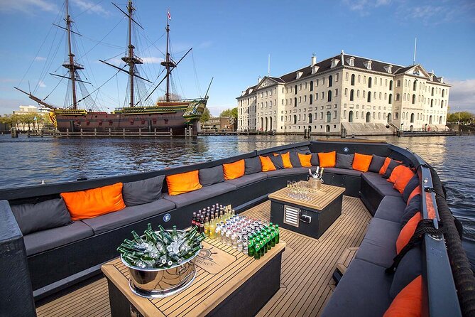 Amsterdam Canal Cruise With Live Guide and Onboard Bar - Departure Point Options and Information