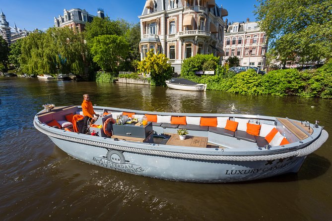 Amsterdam Private Boat Trip With Skipper, Burger and Beers - Frequently Asked Questions