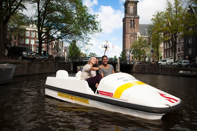 Amsterdam Independent Sightseeing by Pedal Boat - Just The Basics